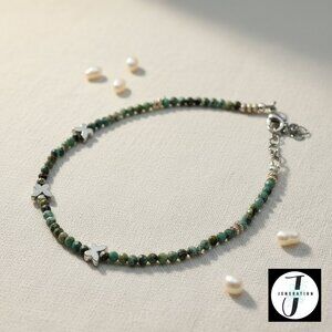 Beaded Butterfly Anklet